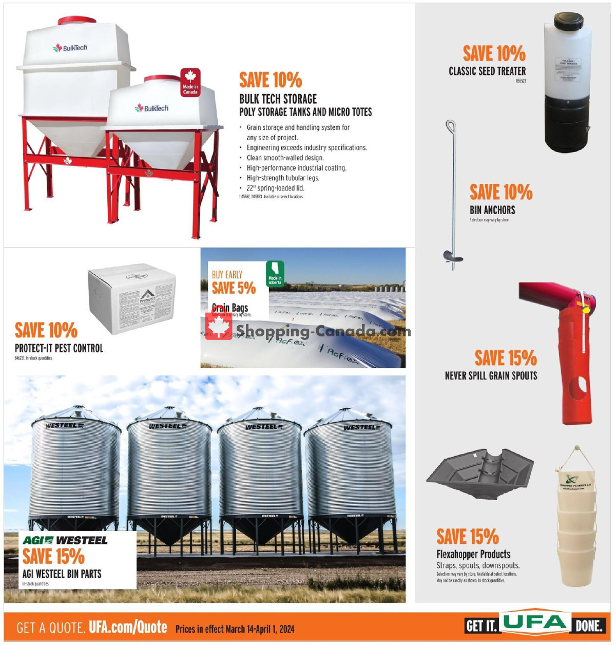 United Farmers Of Alberta flyer from Thursday March 14, 2024 to Monday April 1, 2024 - page 22