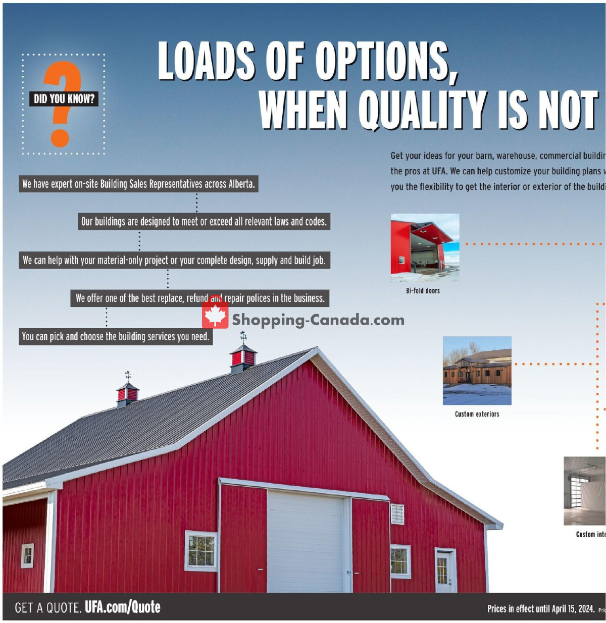 United Farmers Of Alberta flyer from Thursday March 14, 2024 to Monday April 1, 2024 - page 25