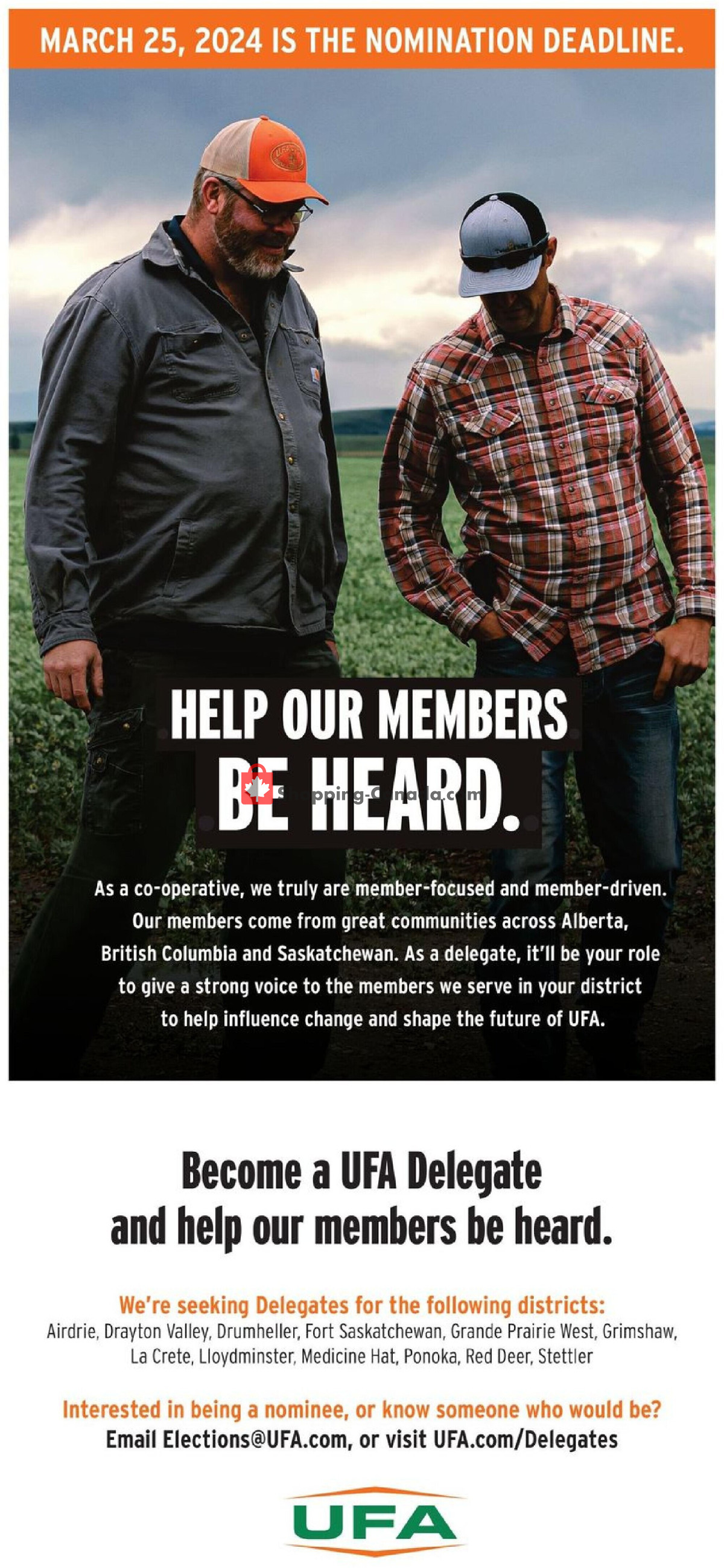 United Farmers Of Alberta flyer from Thursday March 14, 2024 to Monday April 1, 2024 - page 28
