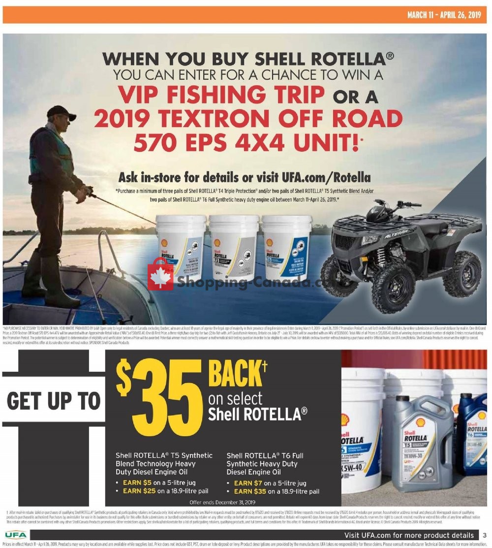 United Farmers Of Alberta flyer from Thursday April 11, 2019 to Friday April 26, 2019 - page 3