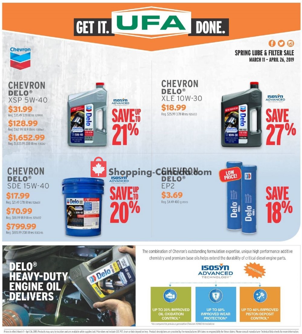 United Farmers Of Alberta flyer from Thursday April 11, 2019 to Friday April 26, 2019 - page 8