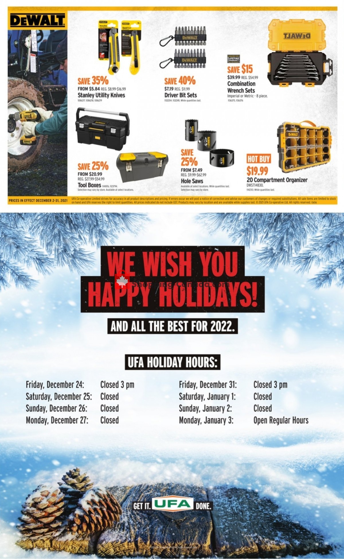 United Farmers Of Alberta flyer from Thursday December 2, 2021 to Friday December 31, 2021 - page 3