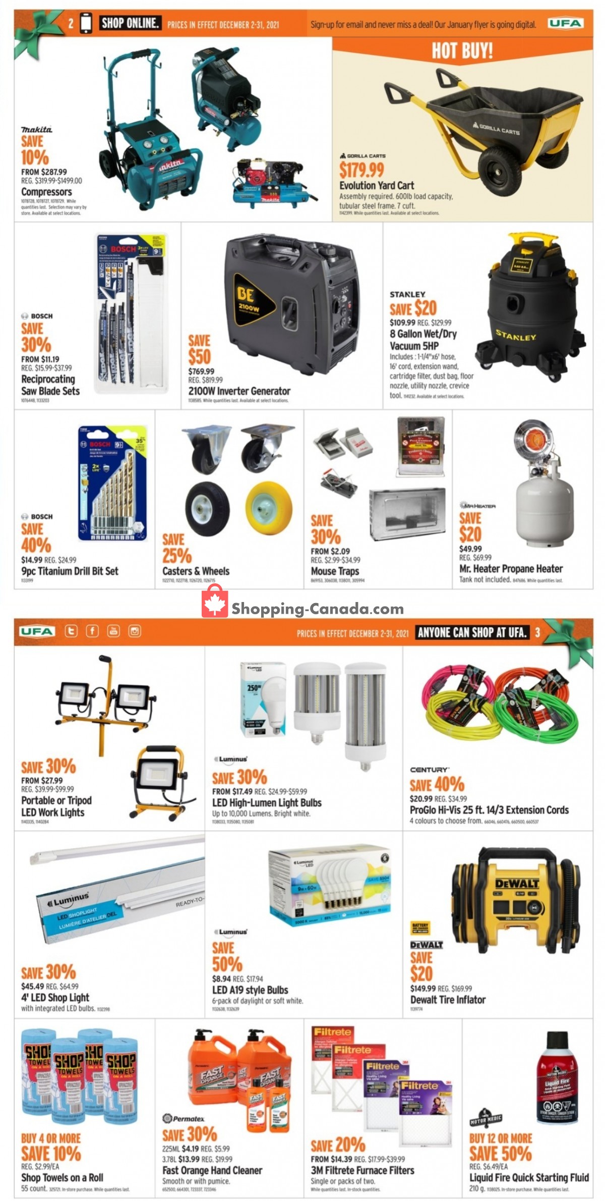 United Farmers Of Alberta flyer from Thursday December 2, 2021 to Friday December 31, 2021 - page 4