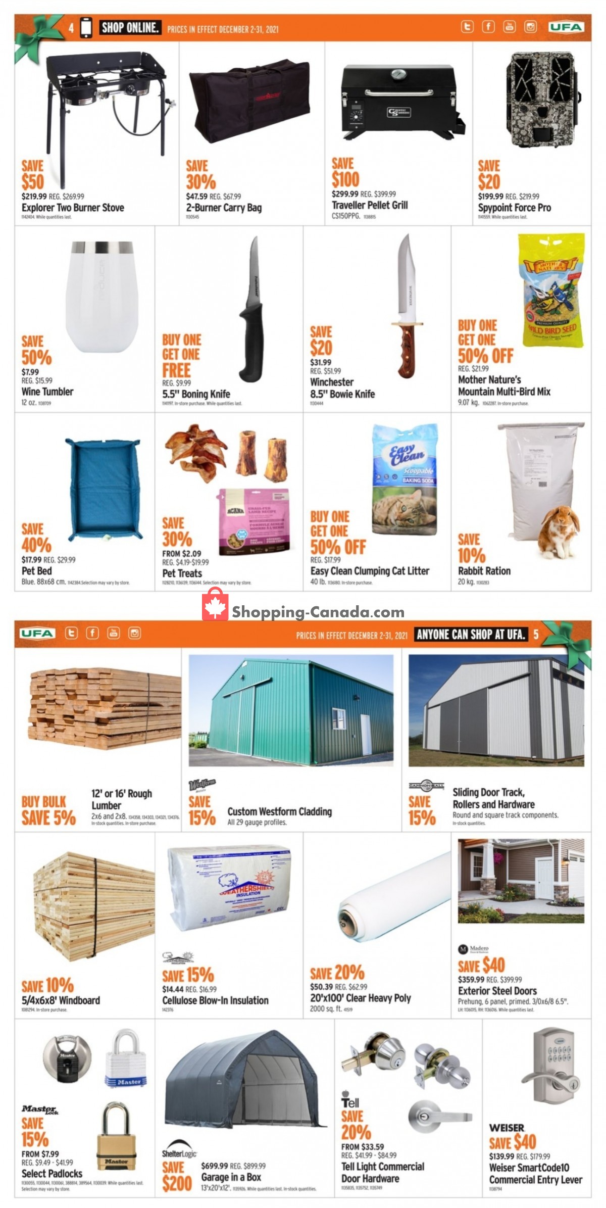United Farmers Of Alberta flyer from Thursday December 2, 2021 to Friday December 31, 2021 - page 5