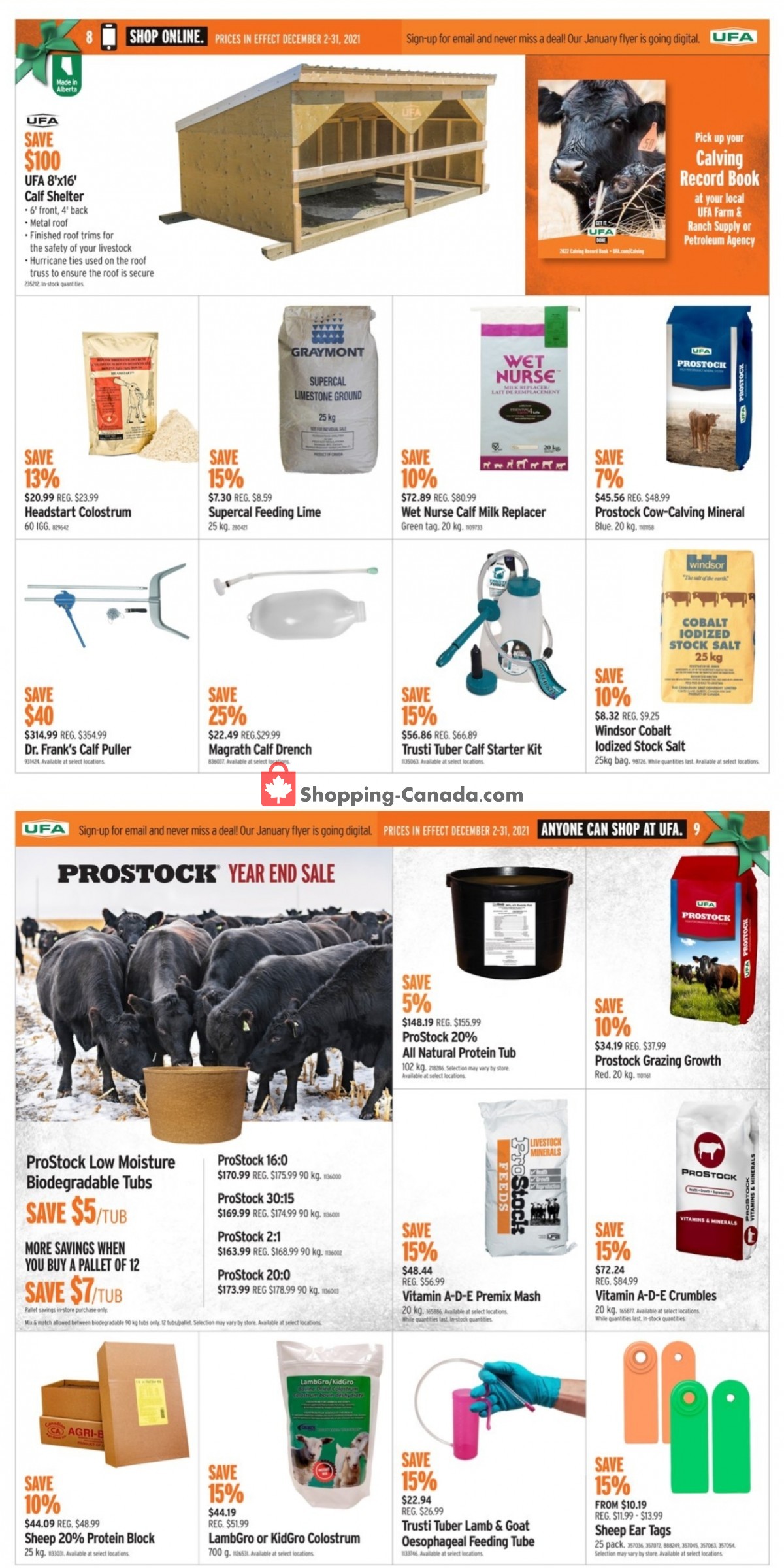 United Farmers Of Alberta flyer from Thursday December 2, 2021 to Friday December 31, 2021 - page 7