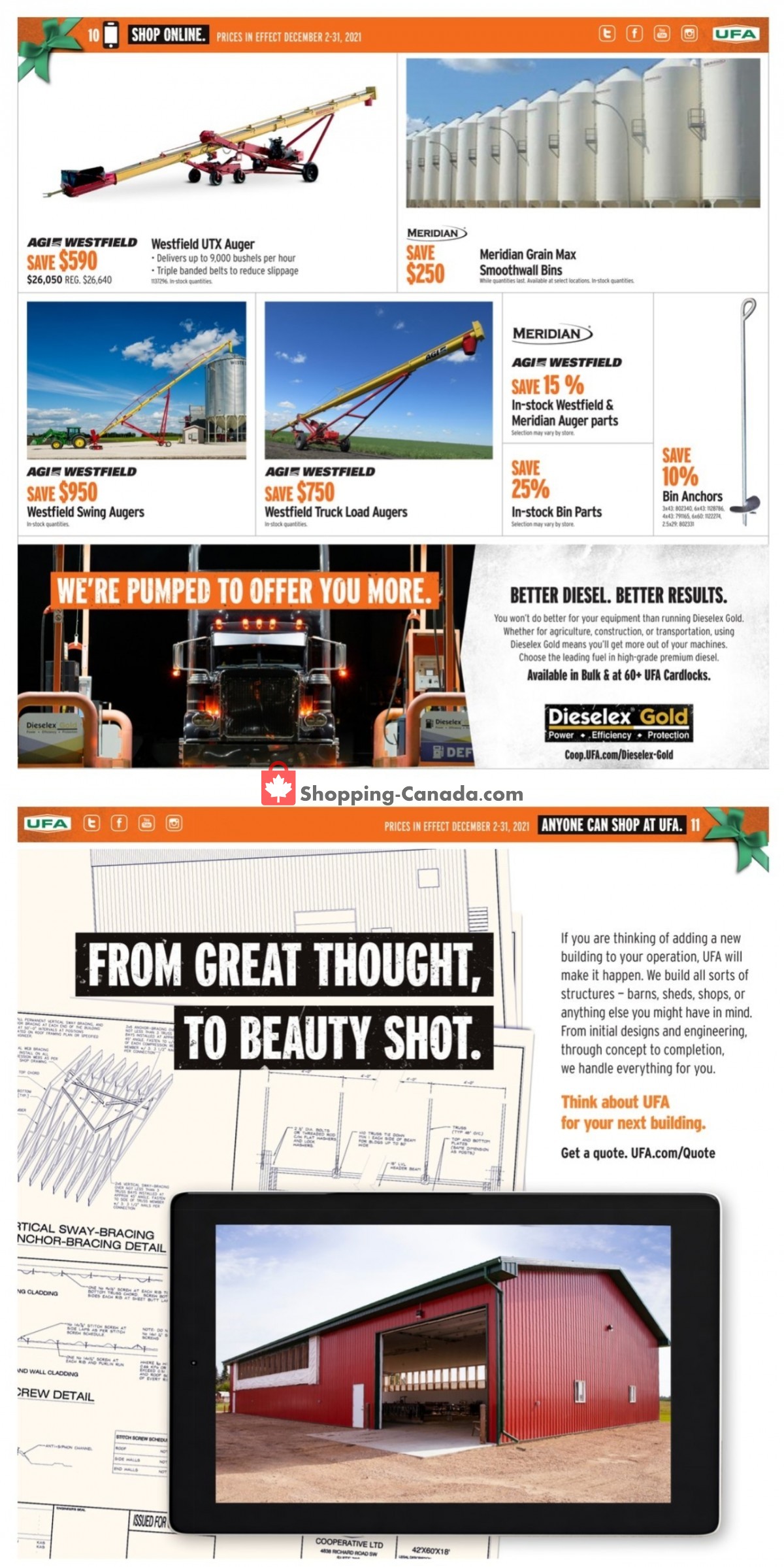 United Farmers Of Alberta flyer from Thursday December 2, 2021 to Friday December 31, 2021 - page 8