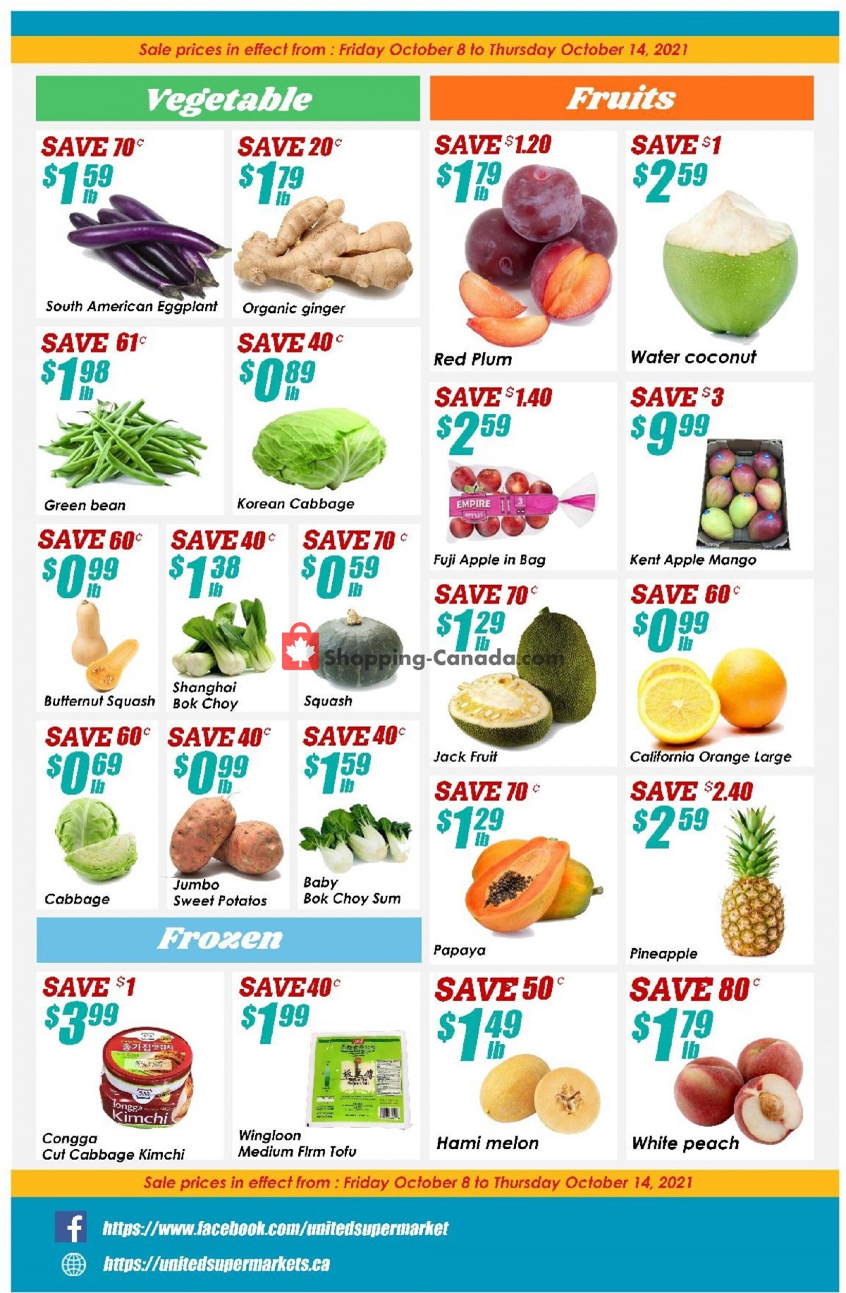 United Supermarket flyer from Friday October 8, 2021 to Thursday October 14, 2021 - page 3