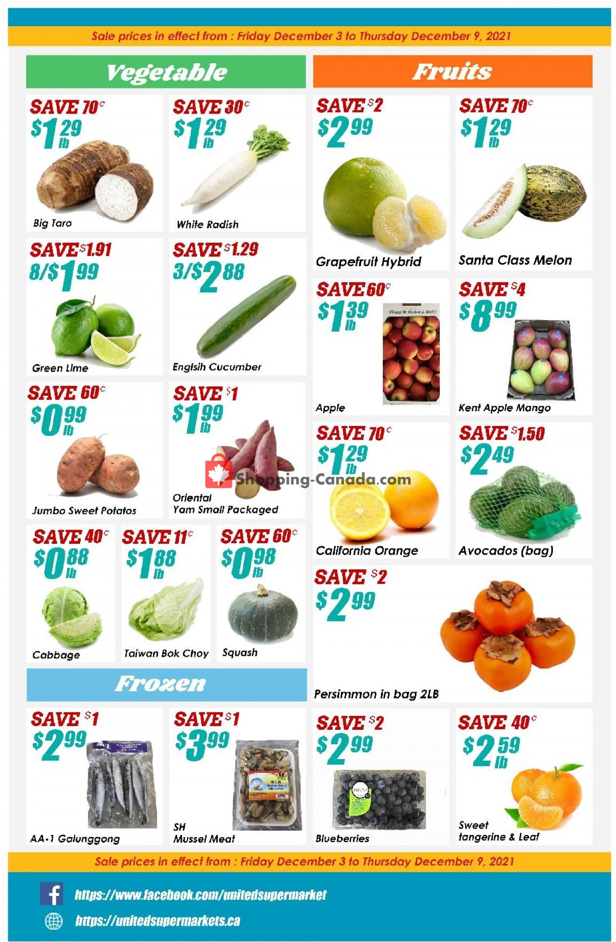 United Supermarket flyer from Friday December 3, 2021 to Thursday December 9, 2021 - page 3