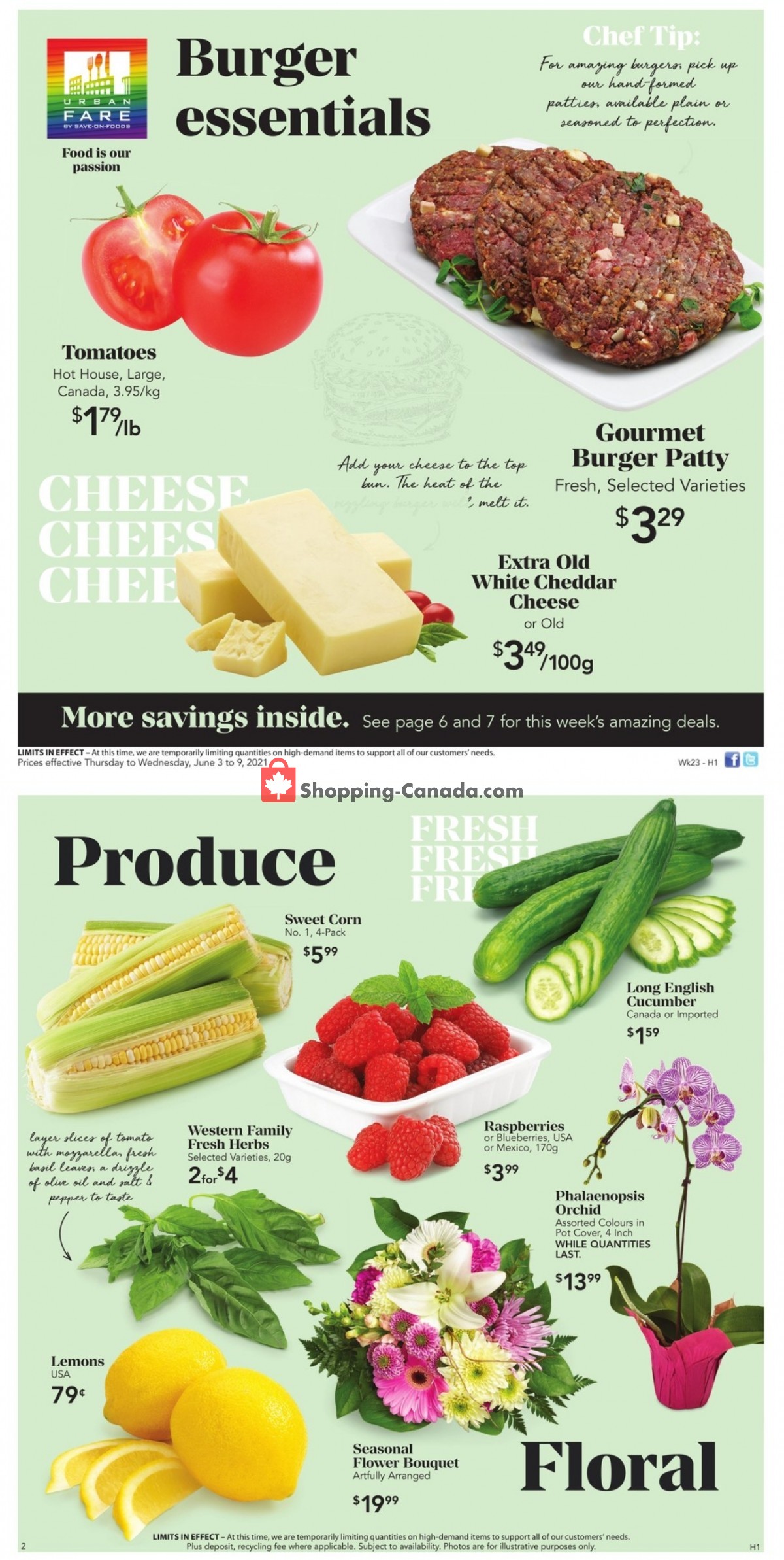 Urban Fare flyer from Thursday June 3, 2021 to Wednesday June 9, 2021 - page 1