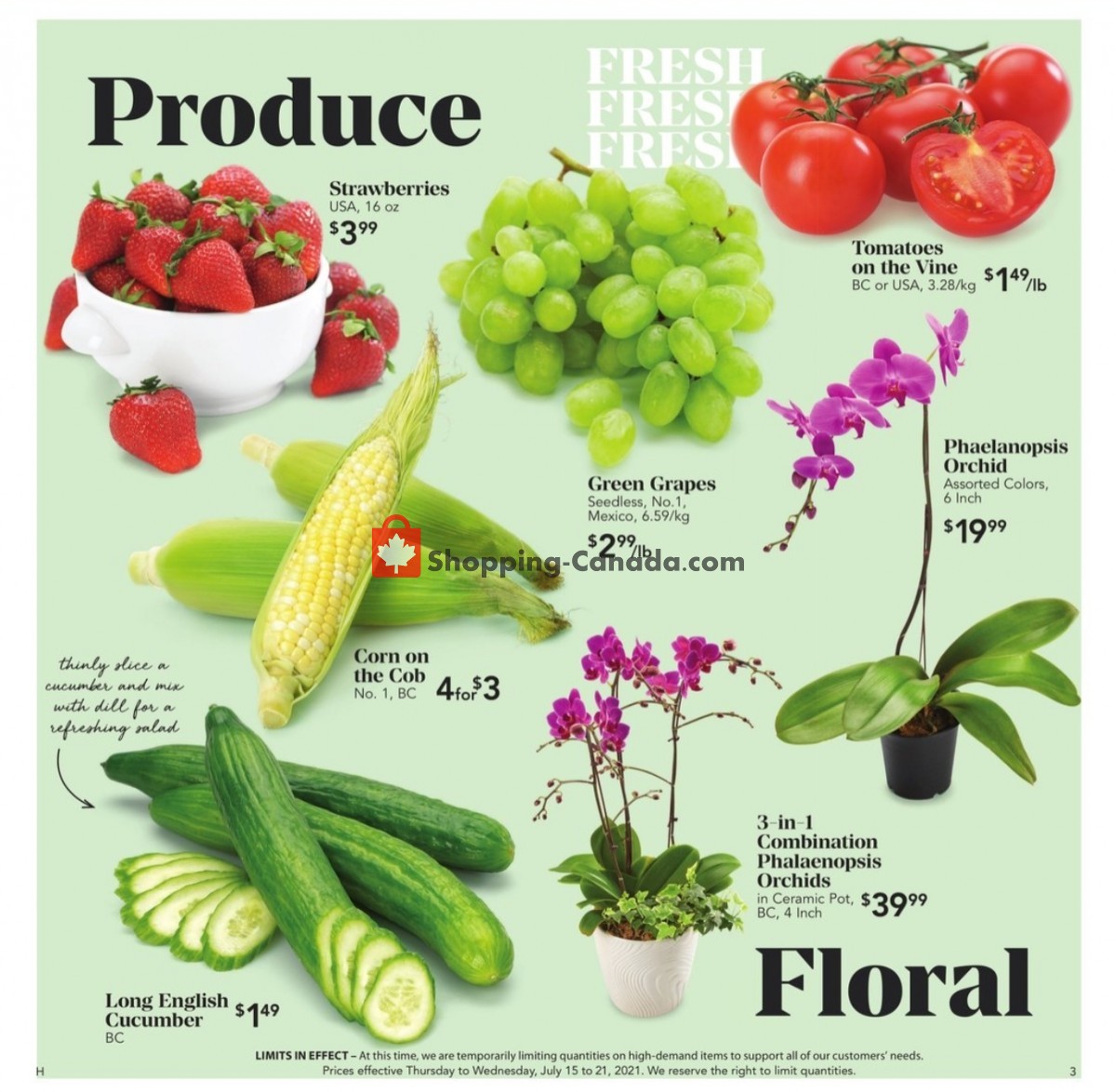 Urban Fare flyer from Thursday July 15, 2021 to Wednesday July 21, 2021 - page 3