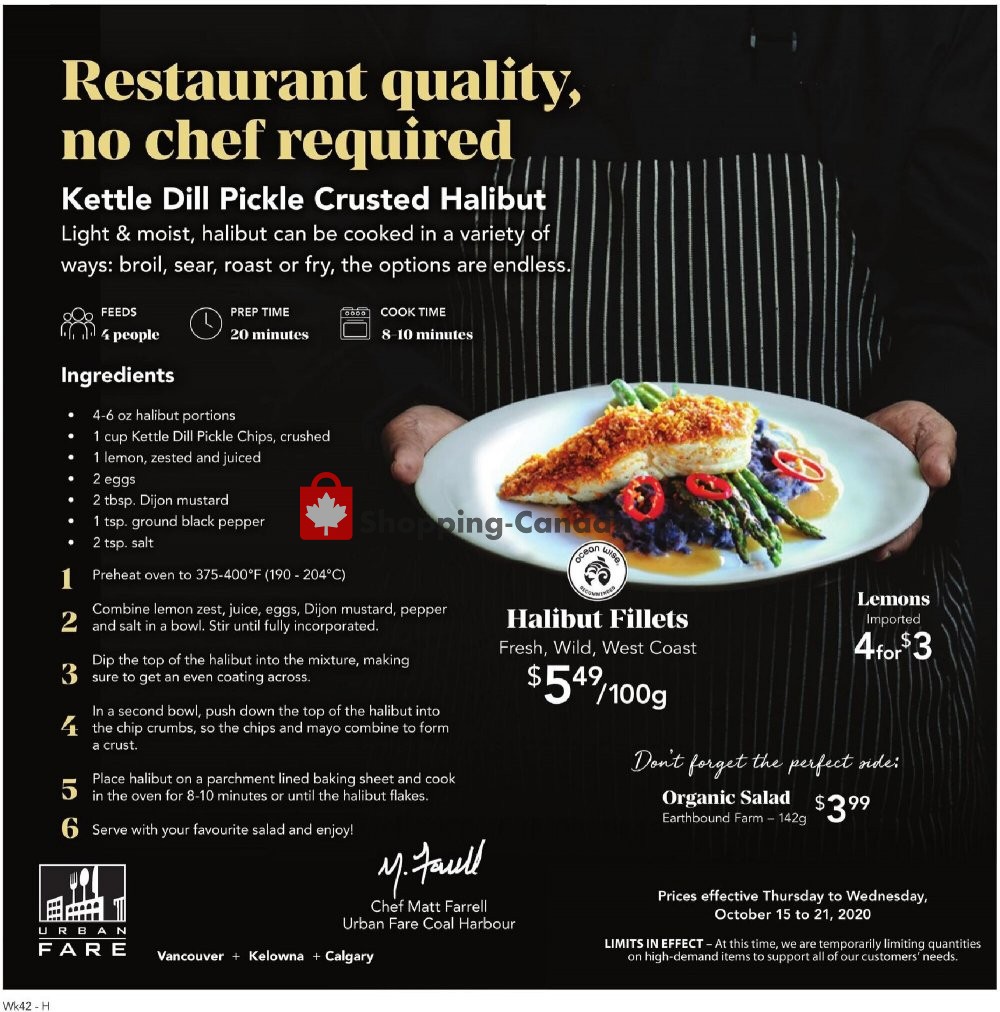 Urban Fare flyer from Thursday October 15, 2020 to Wednesday October 21, 2020 - page 10