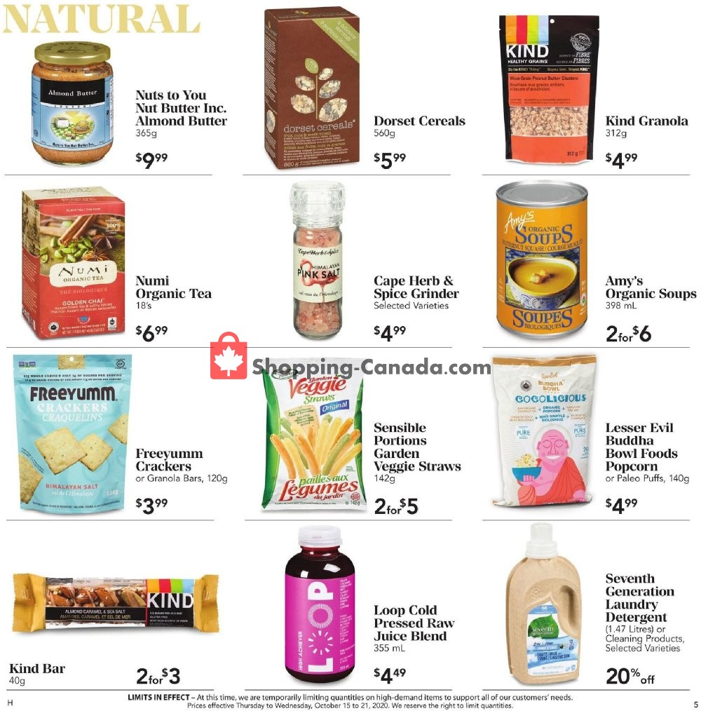 Urban Fare flyer from Thursday October 15, 2020 to Wednesday October 21, 2020 - page 5