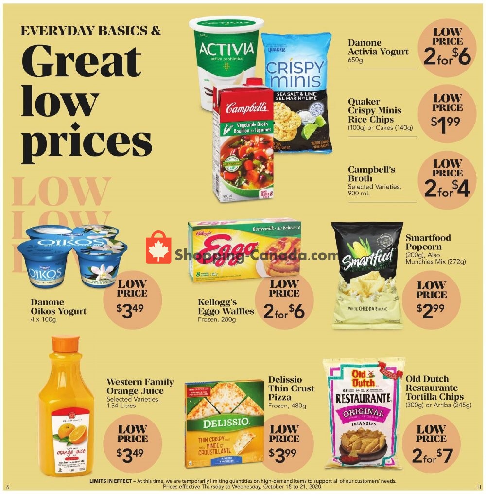 Urban Fare flyer from Thursday October 15, 2020 to Wednesday October 21, 2020 - page 6