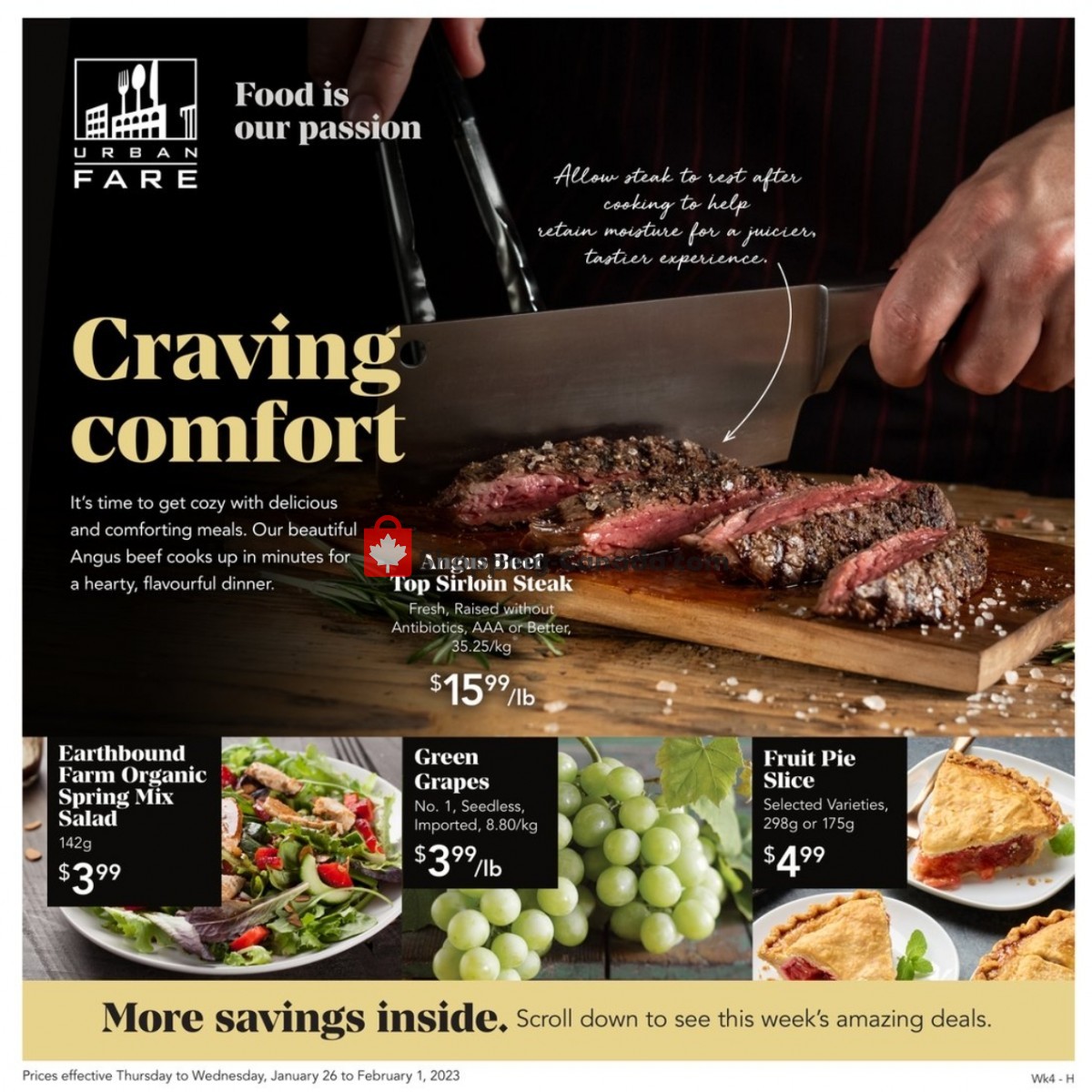 Urban Fare flyer from Thursday January 26, 2023 to Wednesday February 1, 2023 - page 1