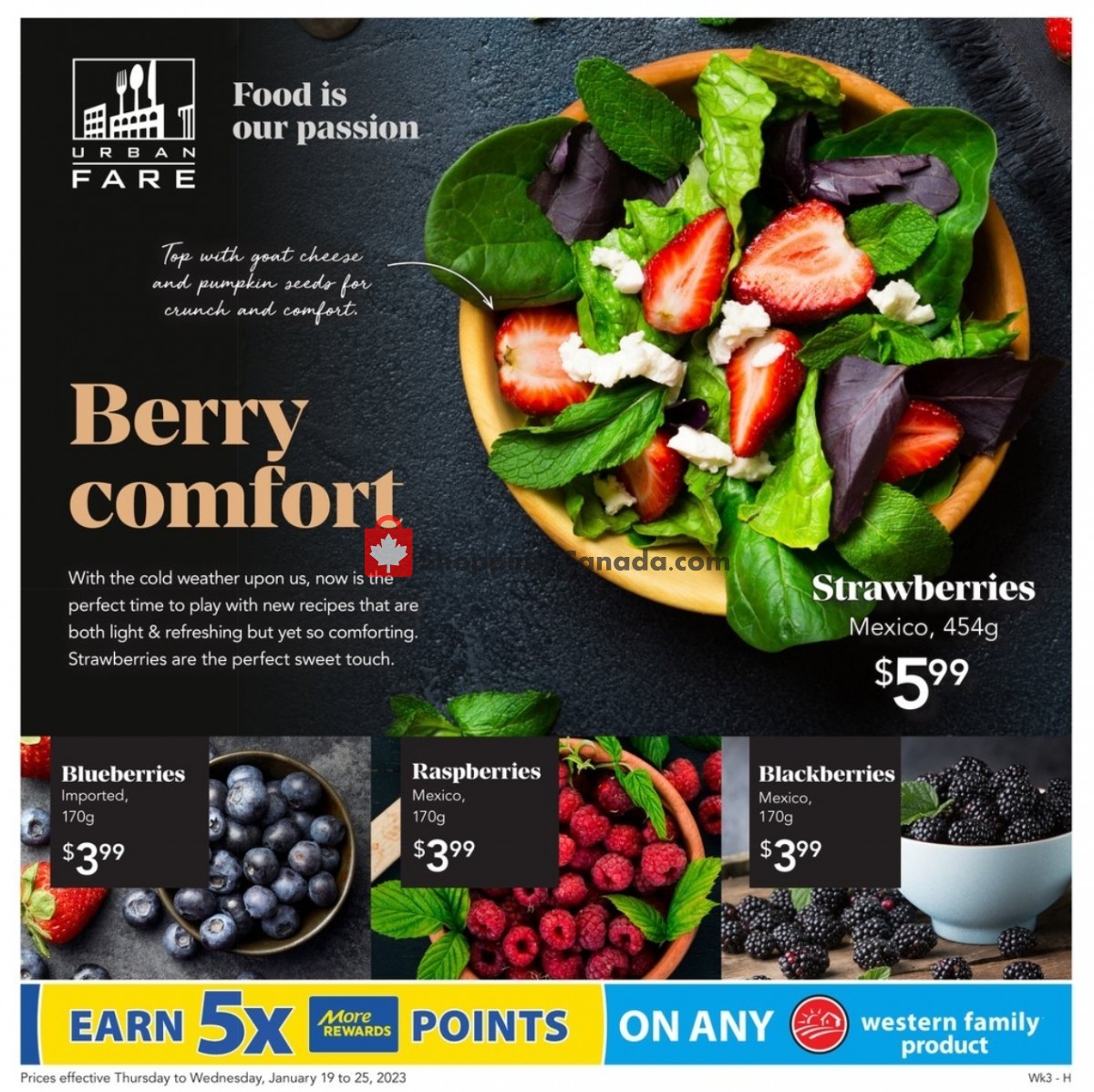 Urban Fare flyer from Thursday January 19, 2023 to Wednesday January 25, 2023 - page 1