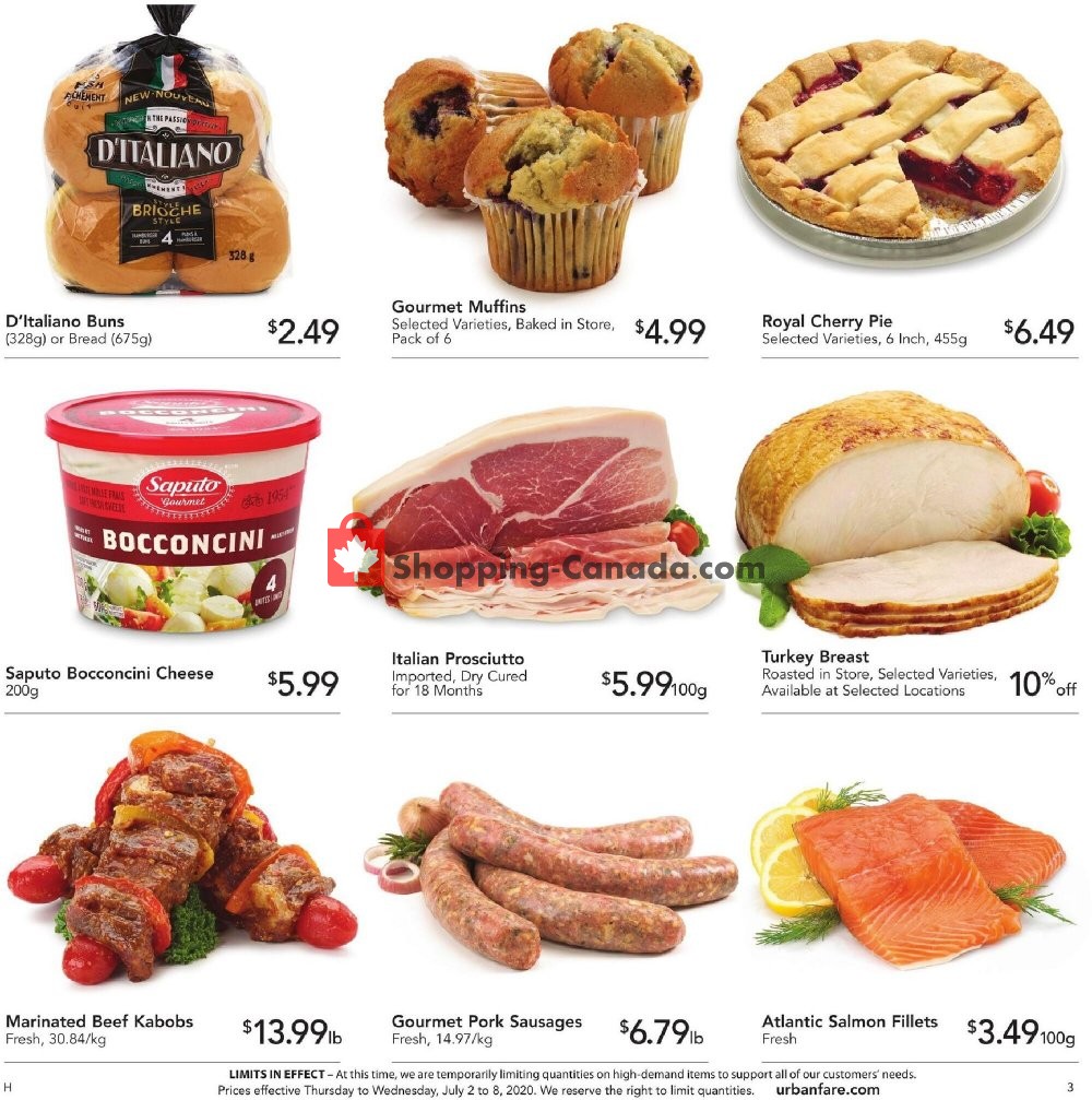 Urban Fare flyer from Thursday July 2, 2020 to Wednesday July 8, 2020 - page 3