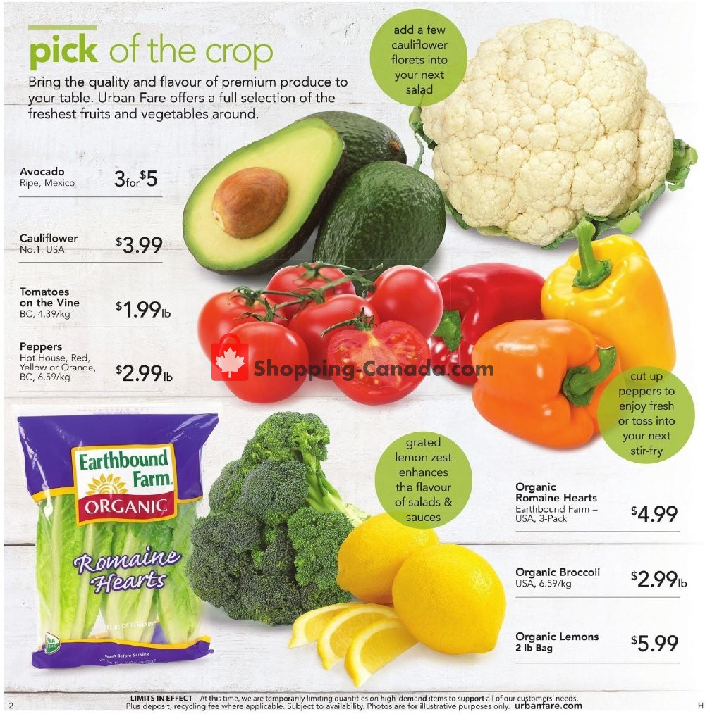 Urban Fare flyer from Thursday July 9, 2020 to Wednesday July 15, 2020 - page 2