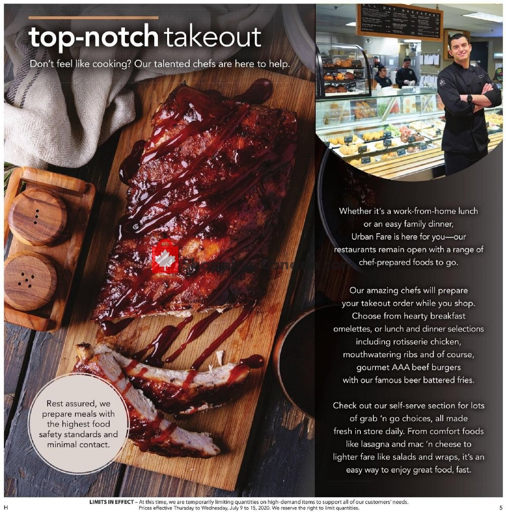 Urban Fare flyer from Thursday July 9, 2020 to Wednesday July 15, 2020 - page 5