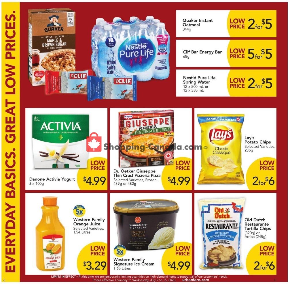 Urban Fare flyer from Thursday July 9, 2020 to Wednesday July 15, 2020 - page 6