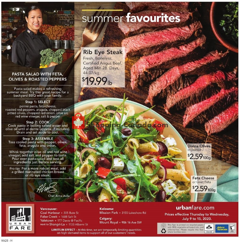 Urban Fare flyer from Thursday July 9, 2020 to Wednesday July 15, 2020 - page 8
