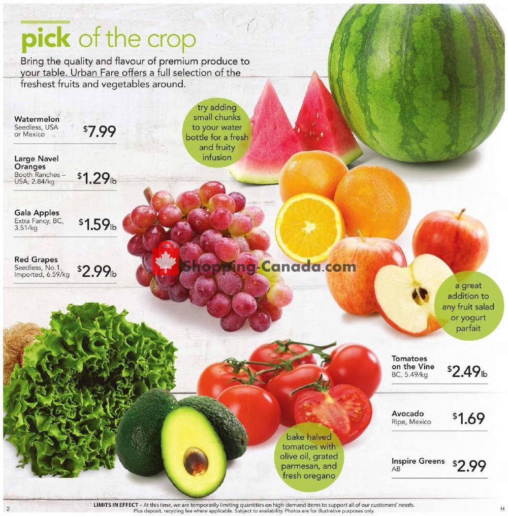 Urban Fare flyer from Thursday April 23, 2020 to Wednesday April 29, 2020 - page 2