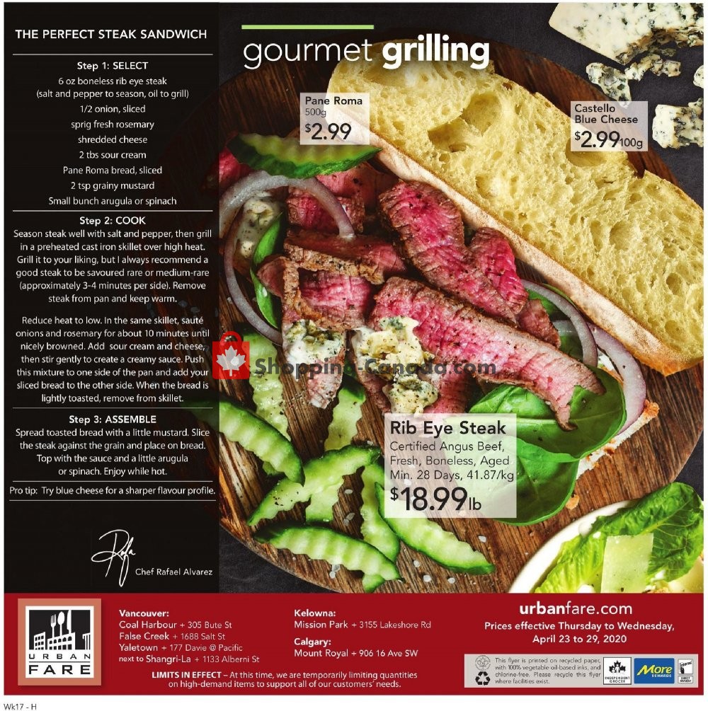 Urban Fare flyer from Thursday April 23, 2020 to Wednesday April 29, 2020 - page 8