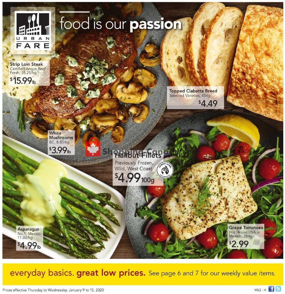 Urban Fare flyer from Thursday January 9, 2020 to Wednesday January 15, 2020 - page 1