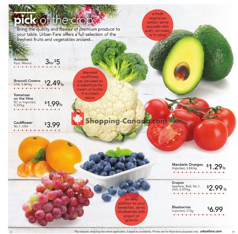 Urban Fare flyer from Thursday November 7, 2019 to Wednesday November 13, 2019 - page 2