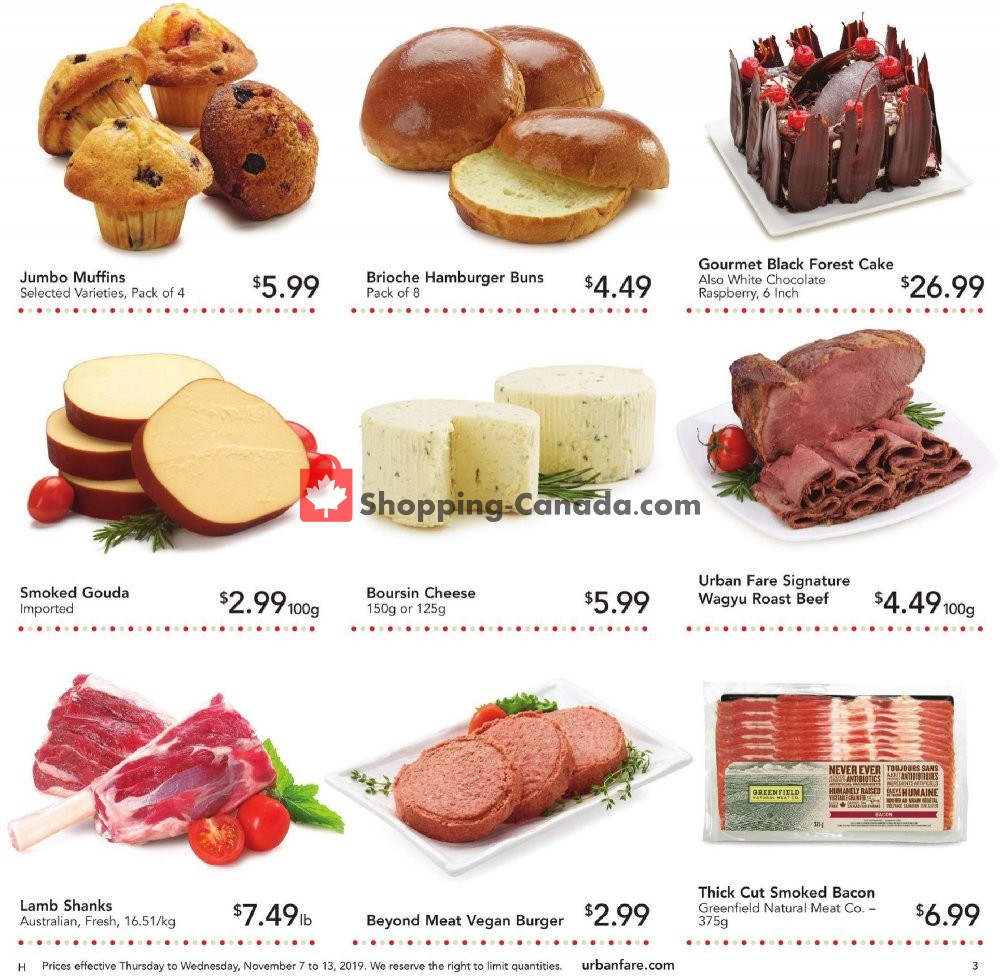 Urban Fare flyer from Thursday November 7, 2019 to Wednesday November 13, 2019 - page 3
