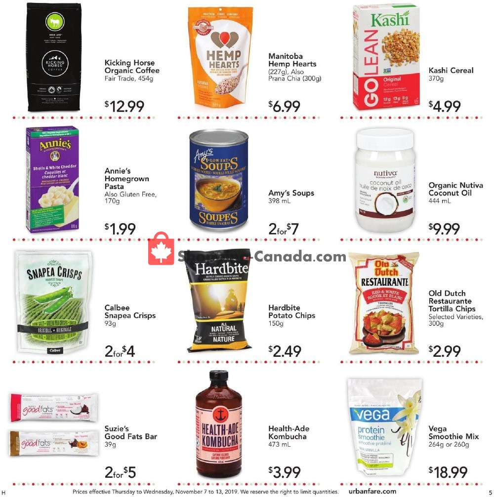 Urban Fare flyer from Thursday November 7, 2019 to Wednesday November 13, 2019 - page 5