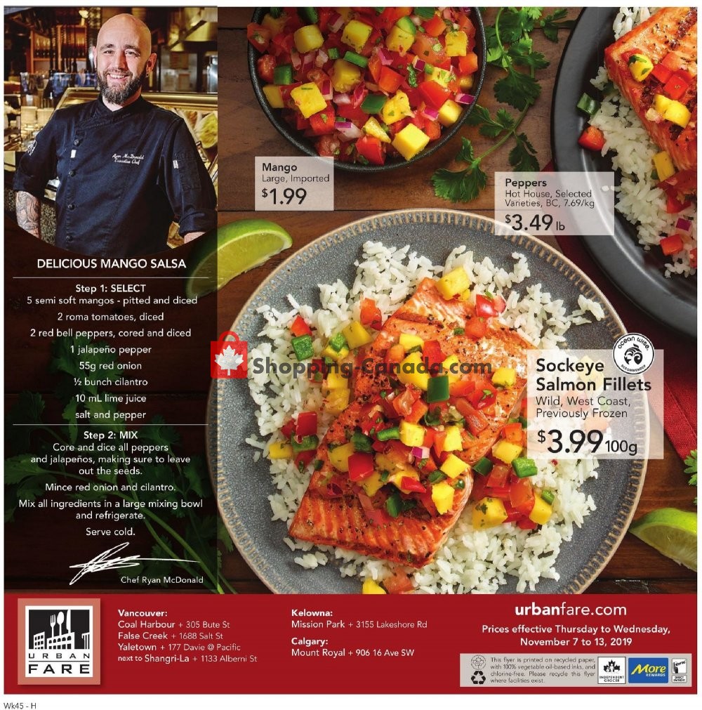 Urban Fare flyer from Thursday November 7, 2019 to Wednesday November 13, 2019 - page 8