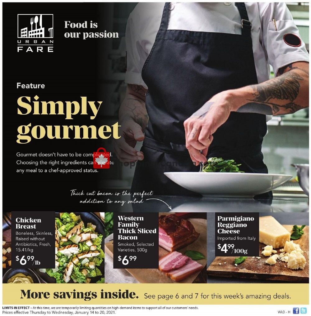 Urban Fare flyer from Thursday January 14, 2021 to Wednesday January 20, 2021 - page 1