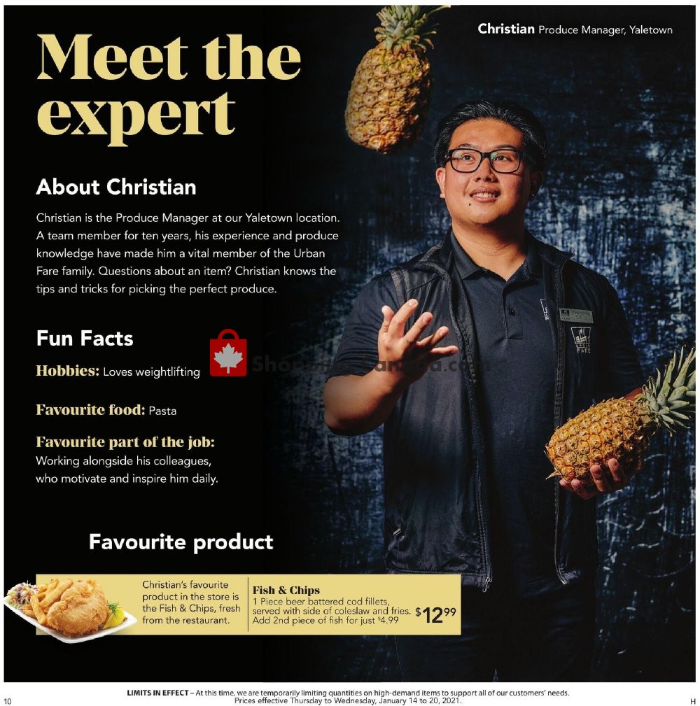 Urban Fare flyer from Thursday January 14, 2021 to Wednesday January 20, 2021 - page 10