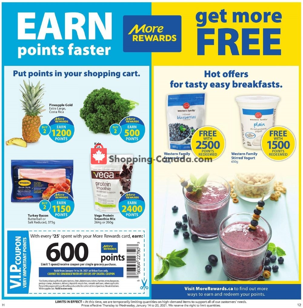 Urban Fare flyer from Thursday January 14, 2021 to Wednesday January 20, 2021 - page 12