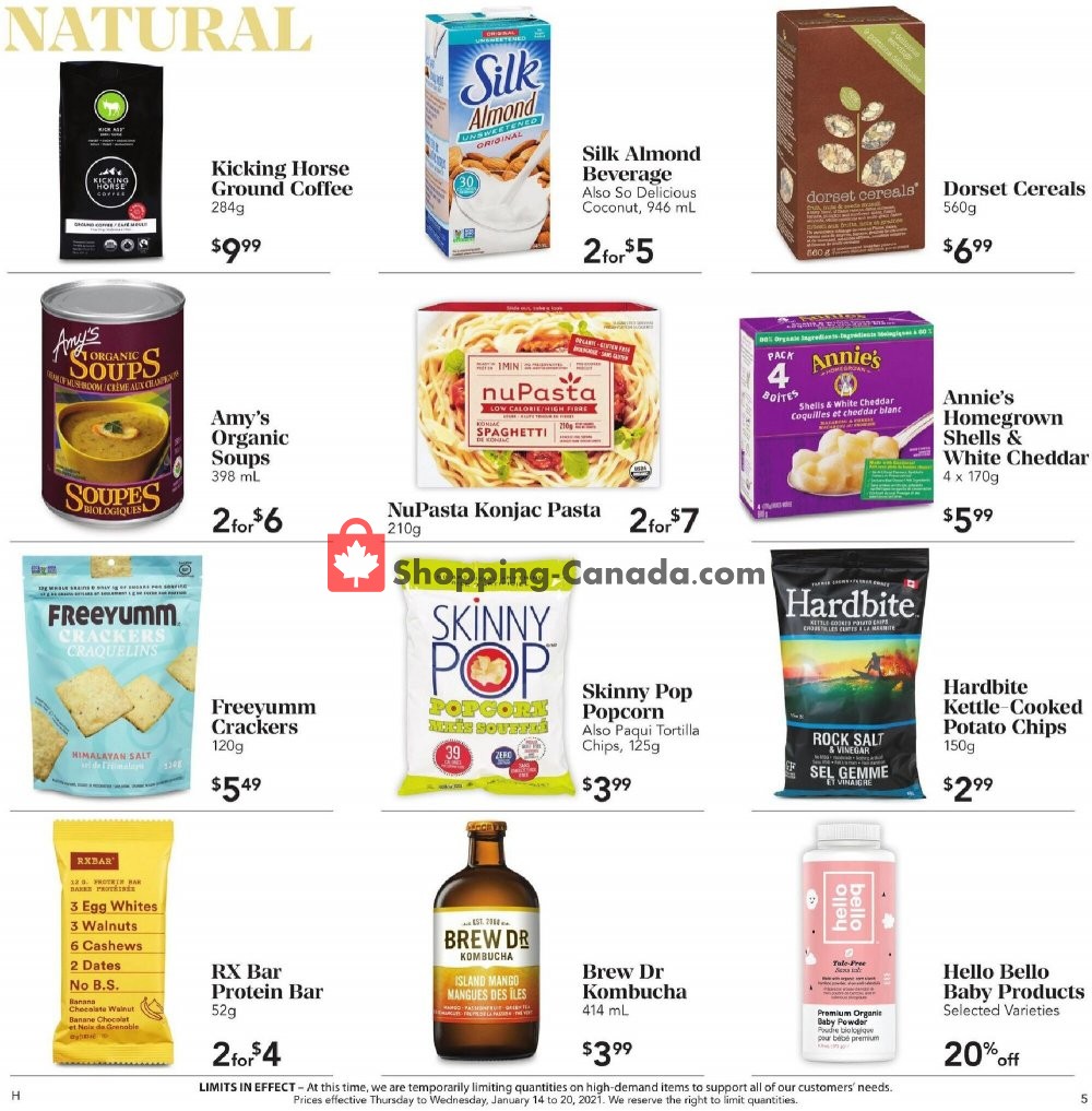 Urban Fare flyer from Thursday January 14, 2021 to Wednesday January 20, 2021 - page 5
