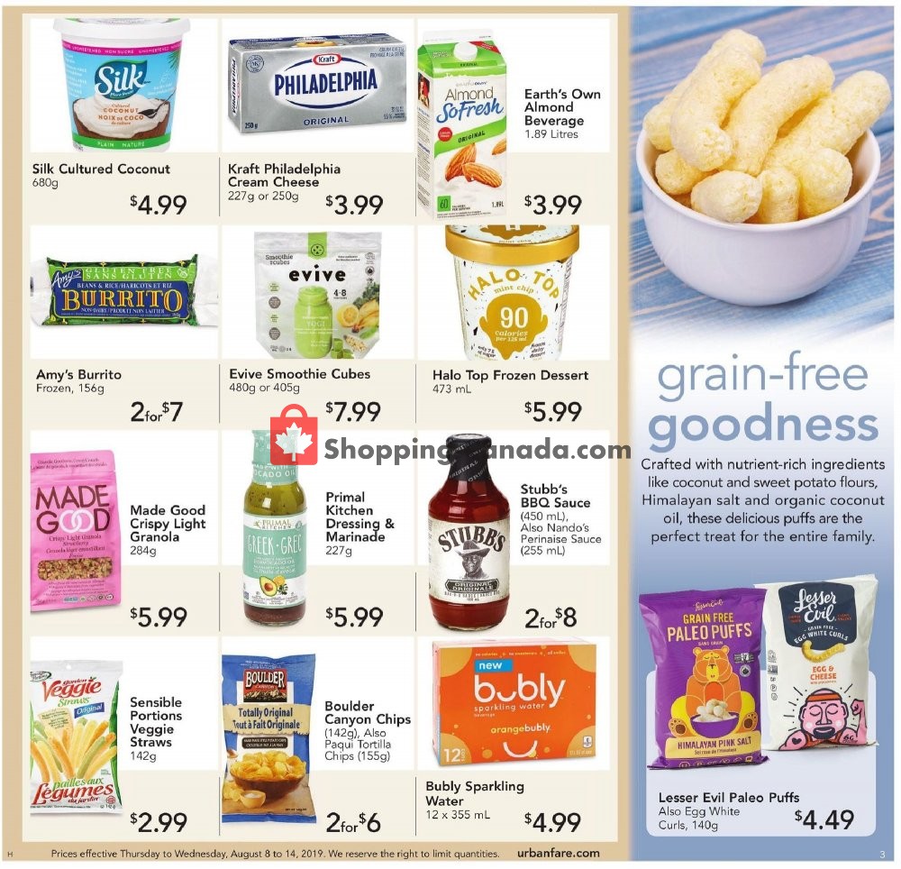 Urban Fare flyer from Thursday August 8, 2019 to Wednesday August 14, 2019 - page 5