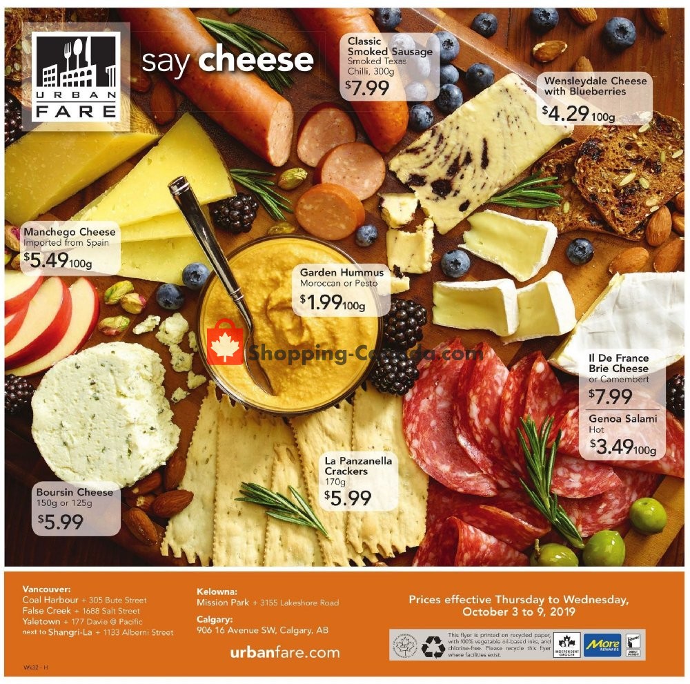 Urban Fare flyer from Thursday October 3, 2019 to Wednesday October 9, 2019 - page 6