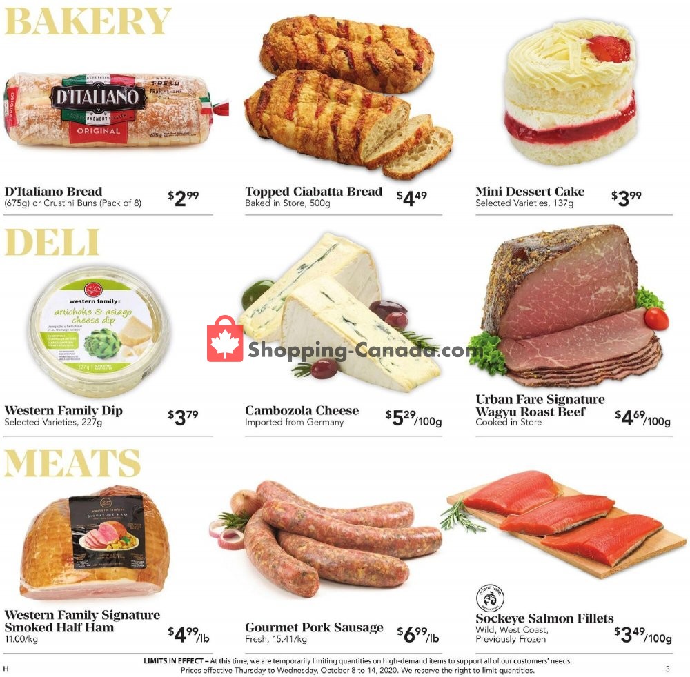Urban Fare flyer from Thursday October 8, 2020 to Wednesday October 14, 2020 - page 4