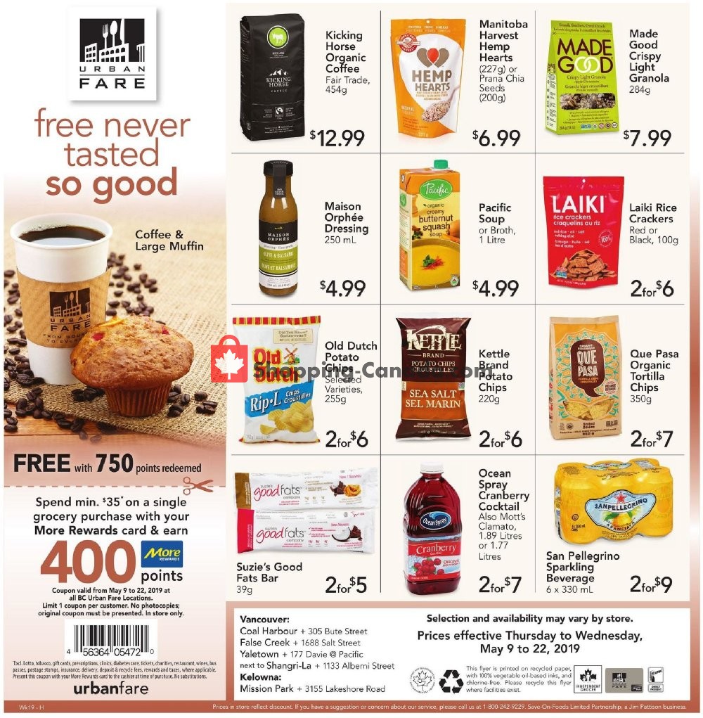 Urban Fare flyer from Thursday May 9, 2019 to Wednesday May 22, 2019 - page 4