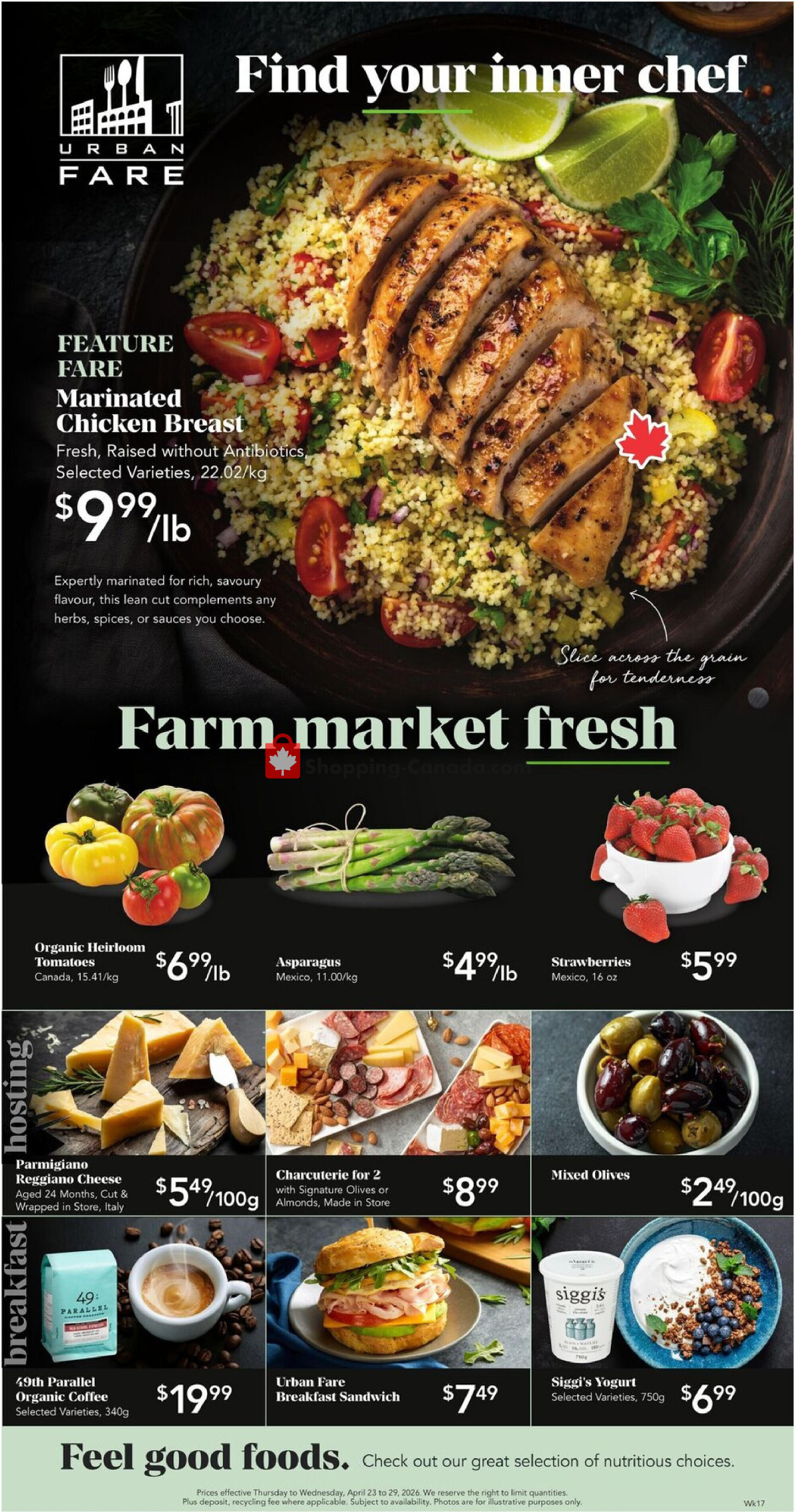 Urban Fare flyer from Thursday April 23, 2026 to Wednesday April 29, 2026 - page 1