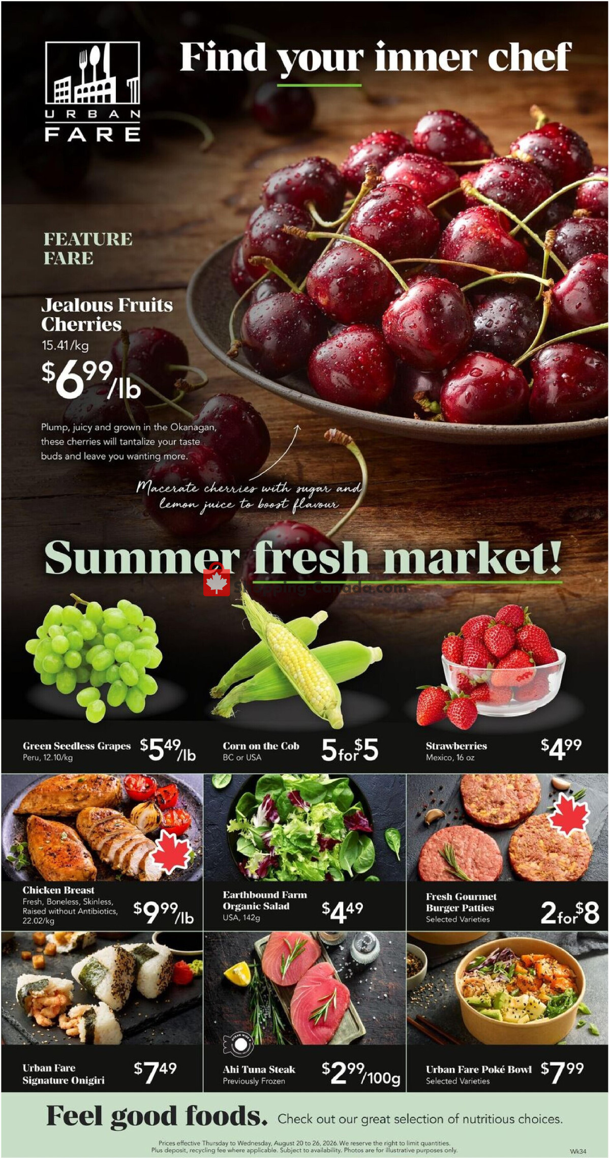 Urban Fare flyer from Thursday August 20, 2026 to Wednesday August 26, 2026 - page 1