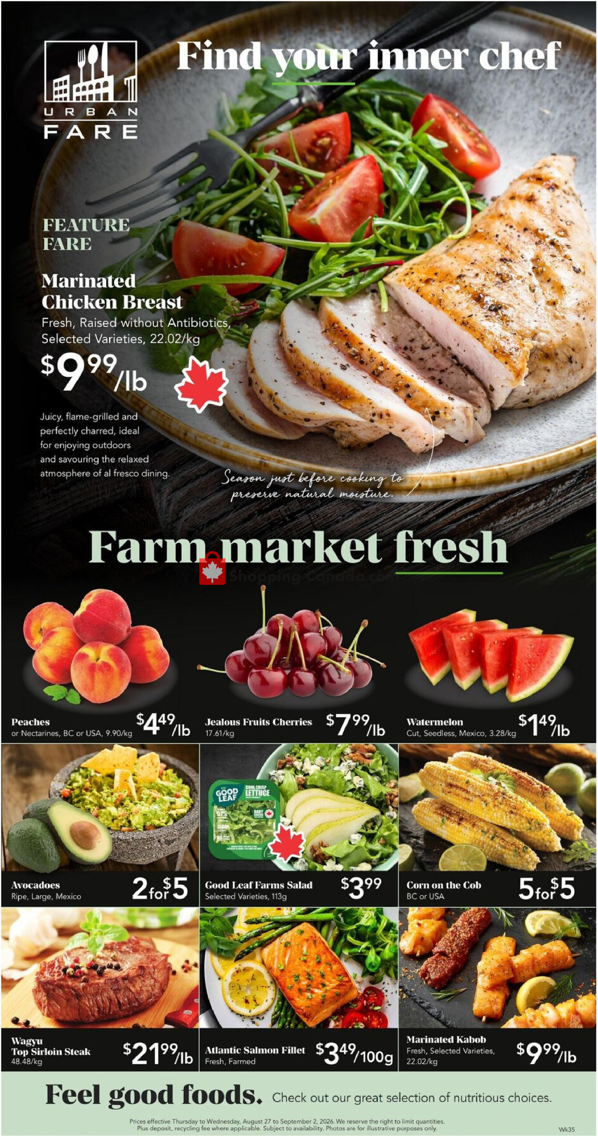 Urban Fare flyer from Thursday August 27, 2026 to Wednesday September 2, 2026 - page 1