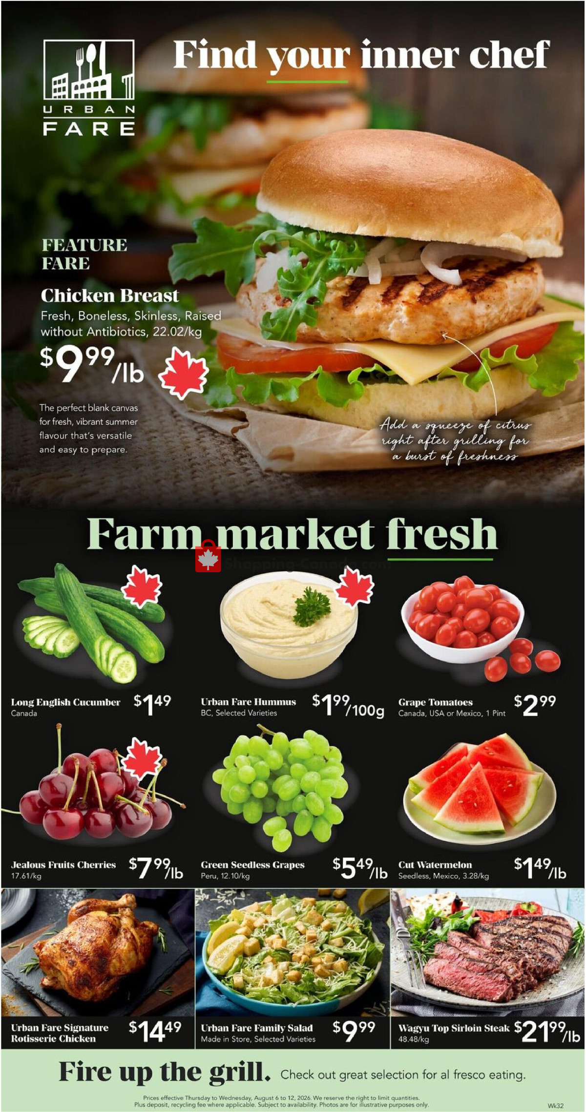 Urban Fare flyer from Thursday August 6, 2026 to Wednesday August 12, 2026 - page 1