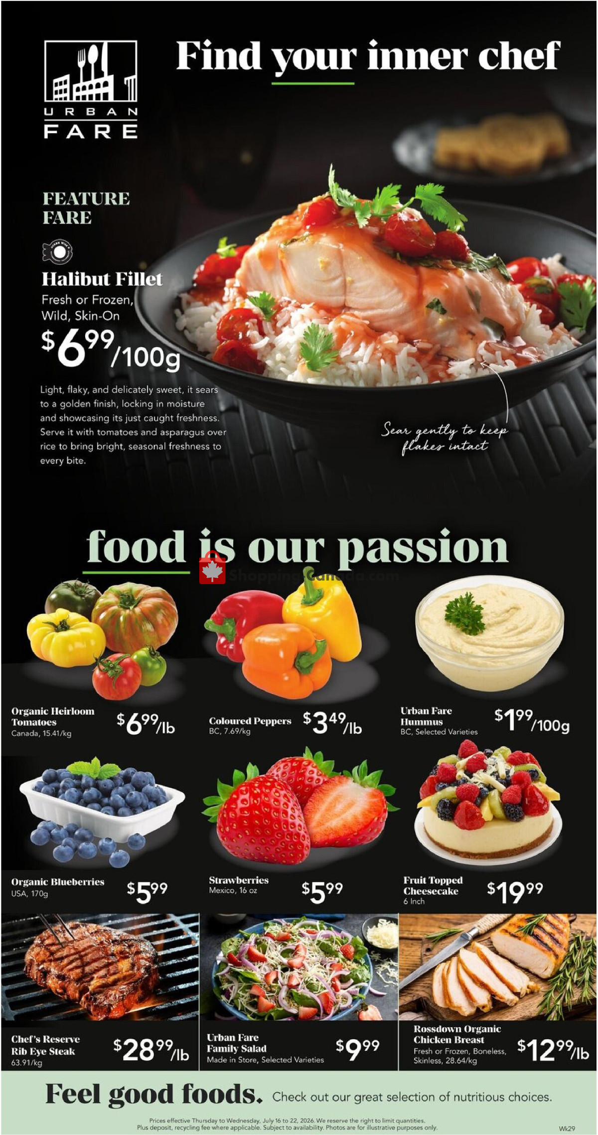 Urban Fare flyer from Thursday July 16, 2026 to Wednesday July 22, 2026 - page 1