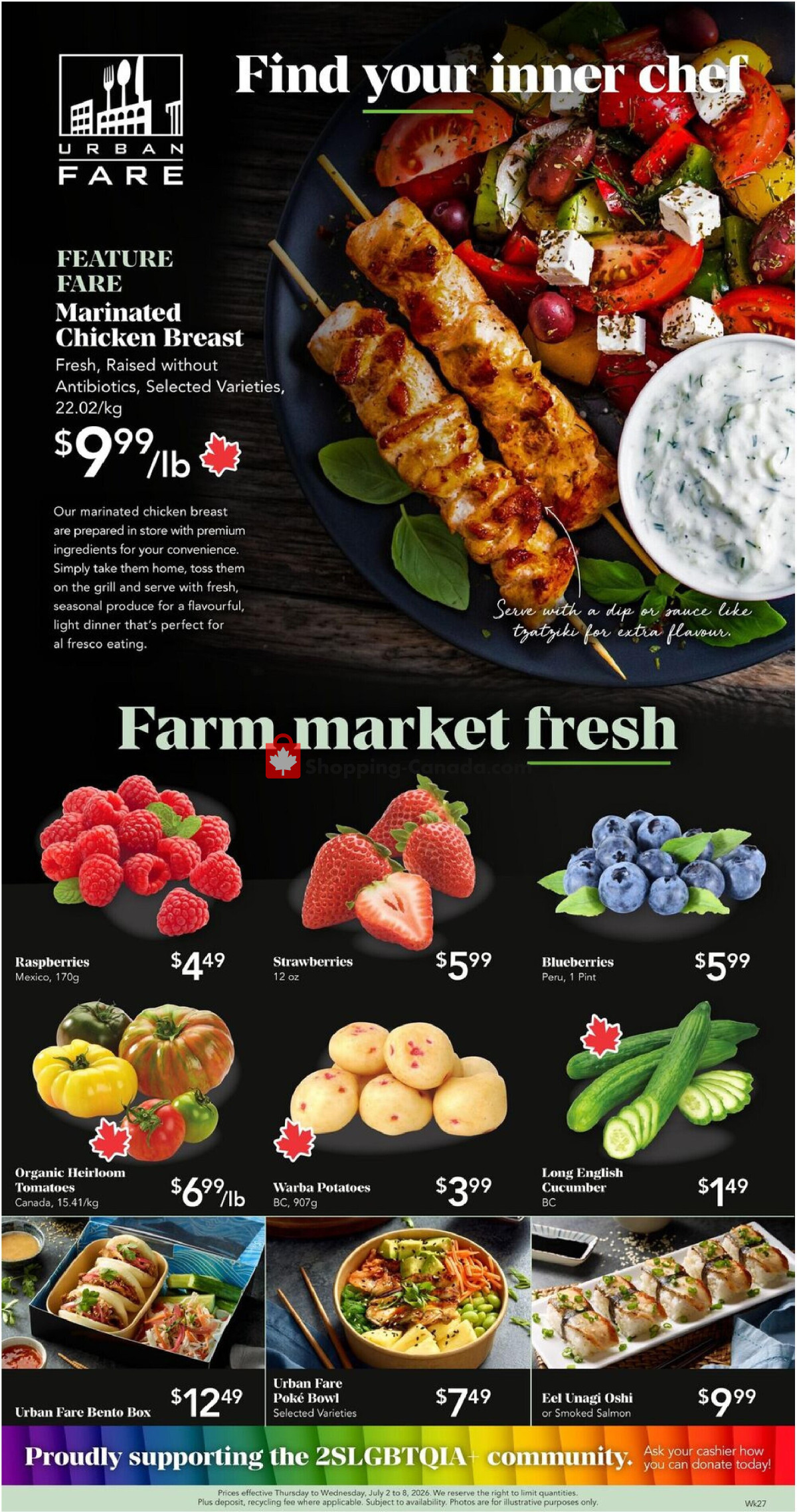 Urban Fare flyer from Thursday July 2, 2026 to Wednesday July 8, 2026 - page 1