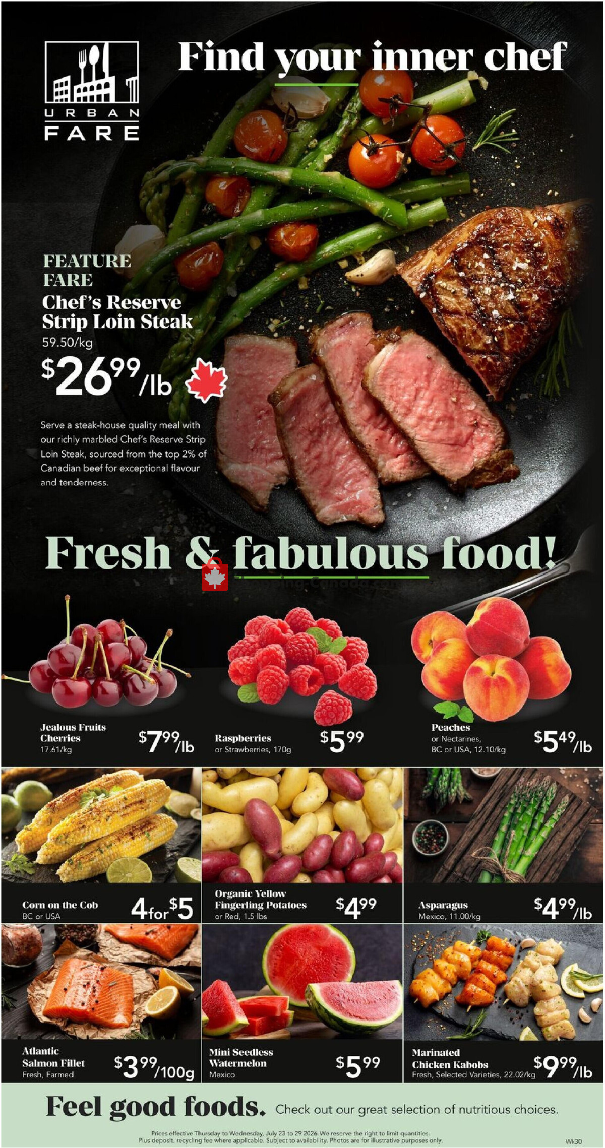 Urban Fare flyer from Thursday July 23, 2026 to Wednesday July 29, 2026 - page 1
