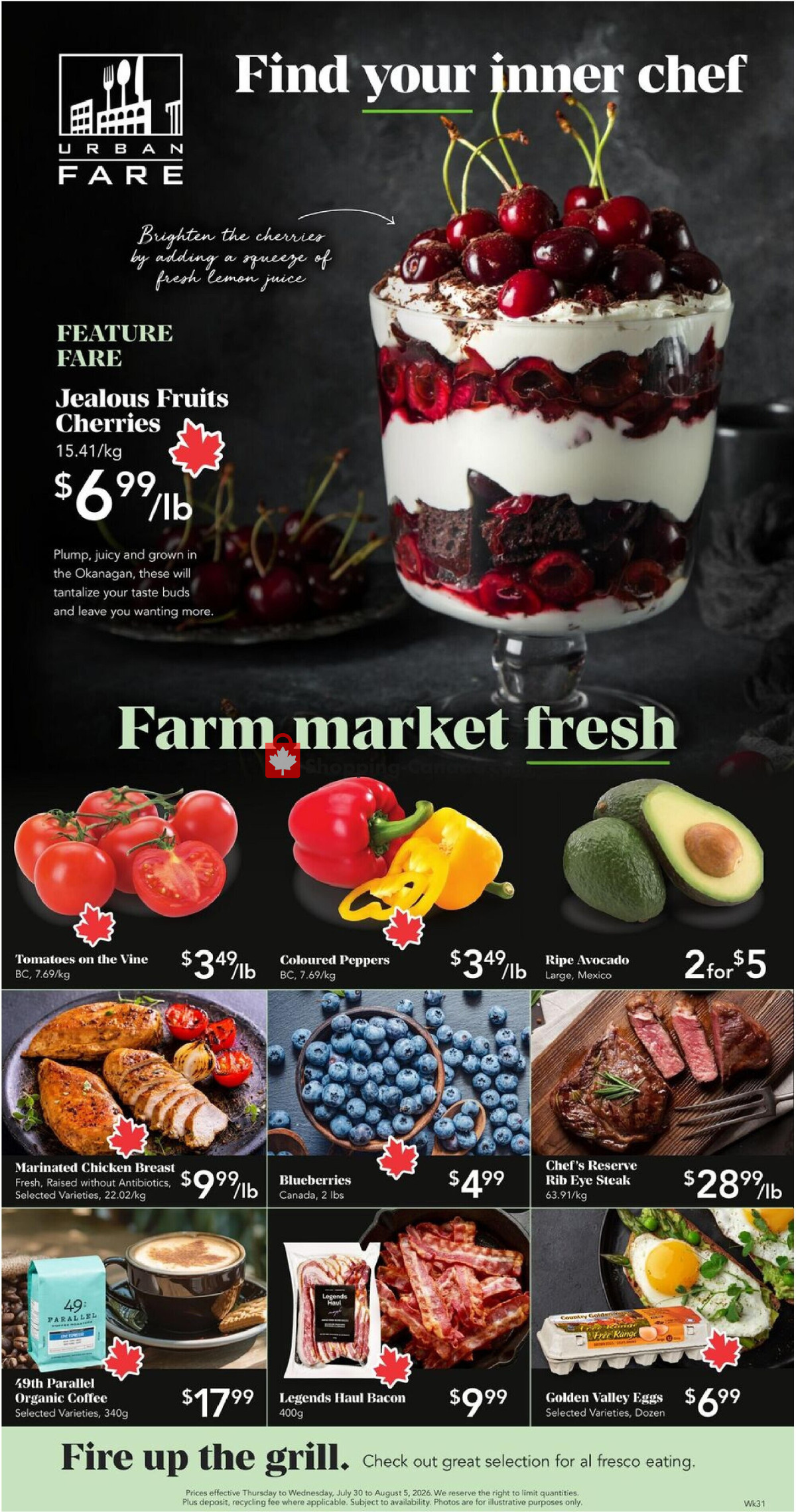 Urban Fare flyer from Thursday July 30, 2026 to Wednesday August 5, 2026 - page 1