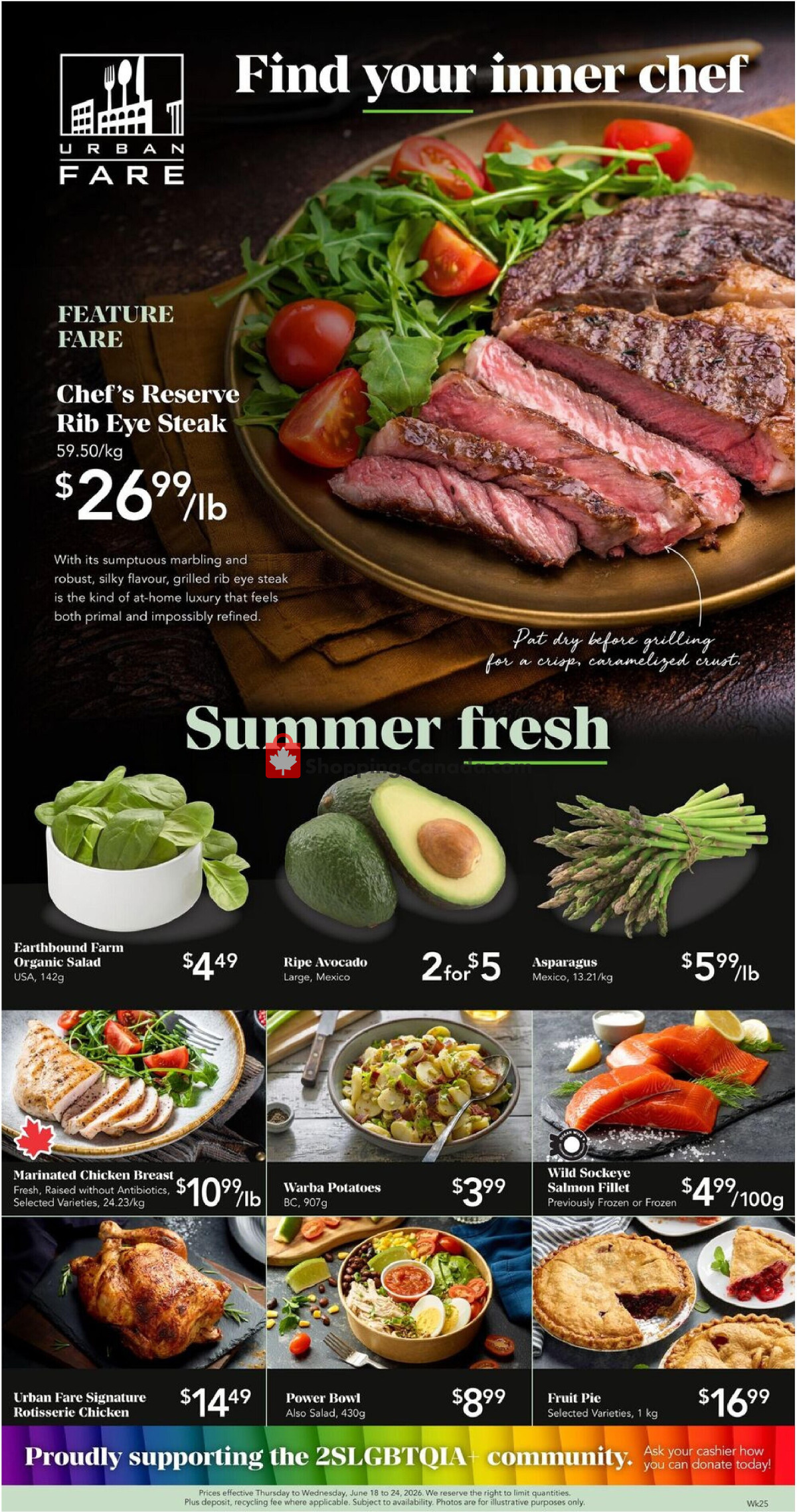 Urban Fare flyer from Thursday June 18, 2026 to Wednesday June 24, 2026 - page 1