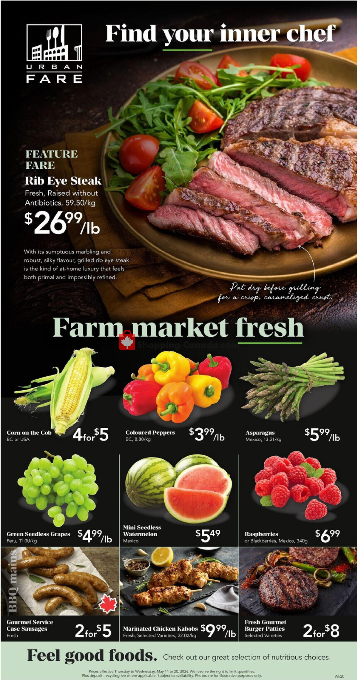 Urban Fare flyer from Thursday May 14, 2026 to Wednesday May 20, 2026 - page 1