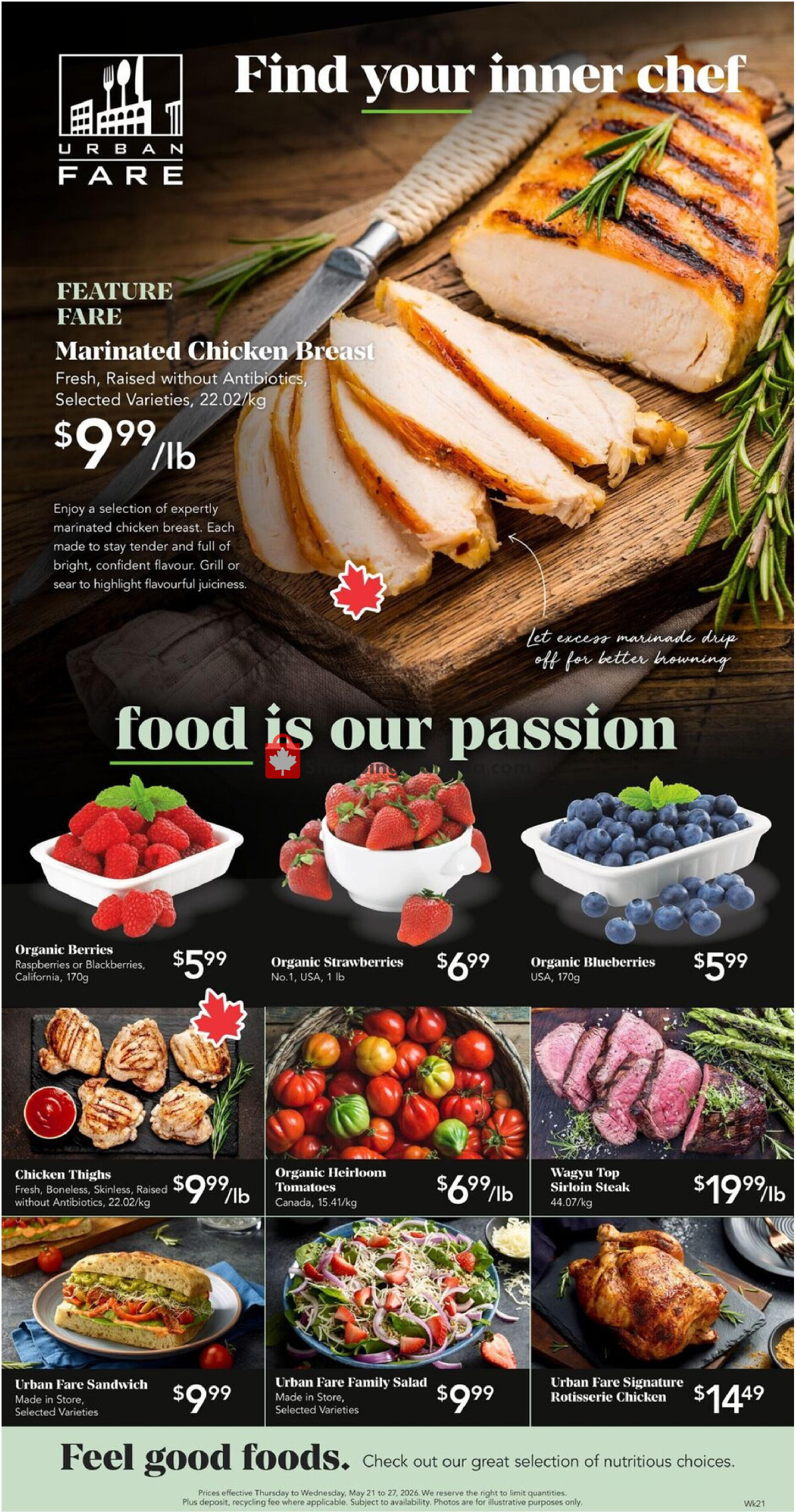 Urban Fare flyer from Thursday May 21, 2026 to Wednesday May 27, 2026 - page 1